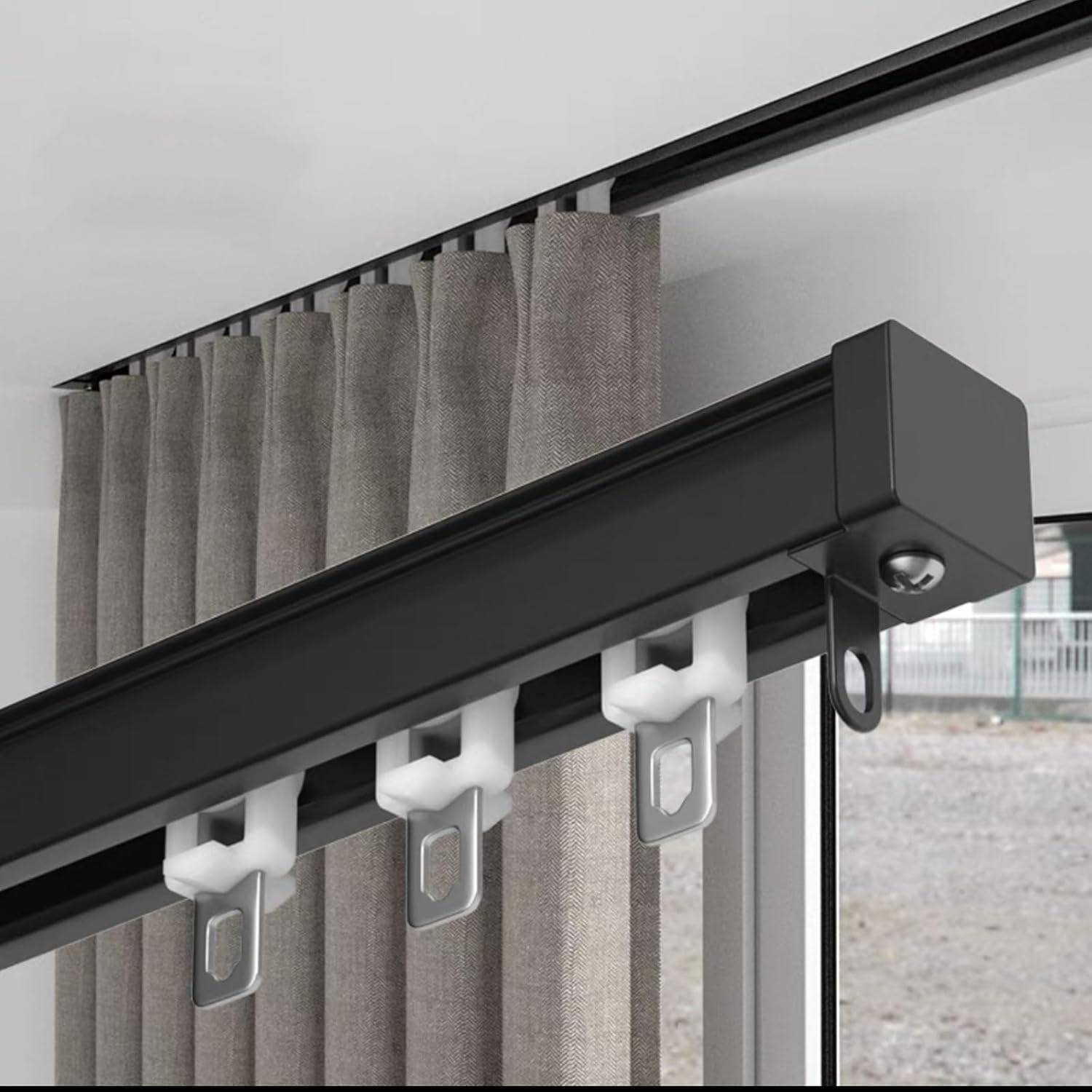 Curtain Track, Ceiling Curtain Track, Wall Mounted HeavyDuty Curtains