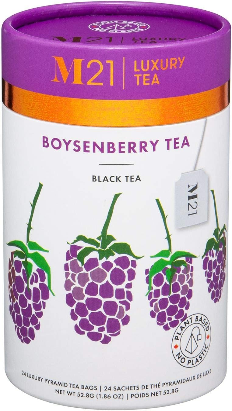 Metropolitan Tea M21 Luxury Boysenberry Tea 24 Pyramid Bags