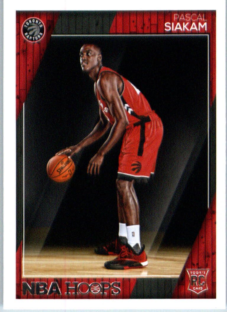 2016-17 Panini NBA Hoops #283 Pascal Siakam Toronto Raptors Basketball Rookie Card