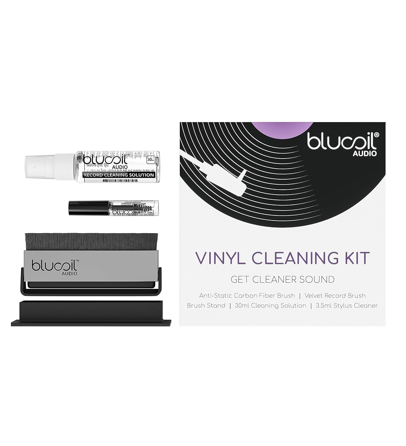 Buy Blucoil Cleaning Kit for Turntable Stylus, LP and Vinyl Records