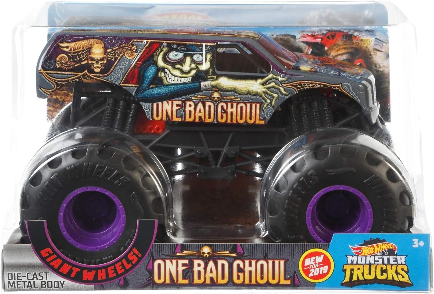 ミニカー Hotwheels MONSTER TRUCKS Hot Wheels Monster Trucks Skeleton Crew Combo Pack - Walmart.com