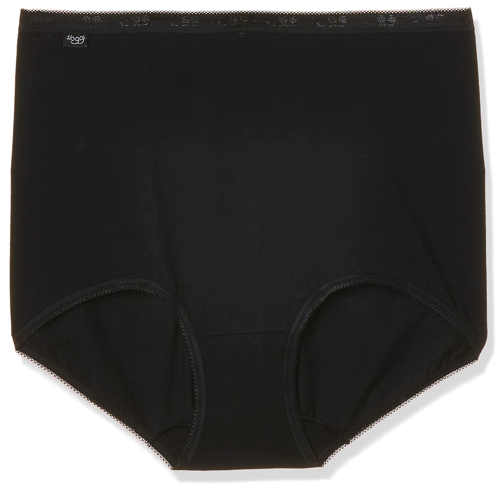 Sloggi Women's Basic+ Maxi Brief 3 Pack, Black, 10