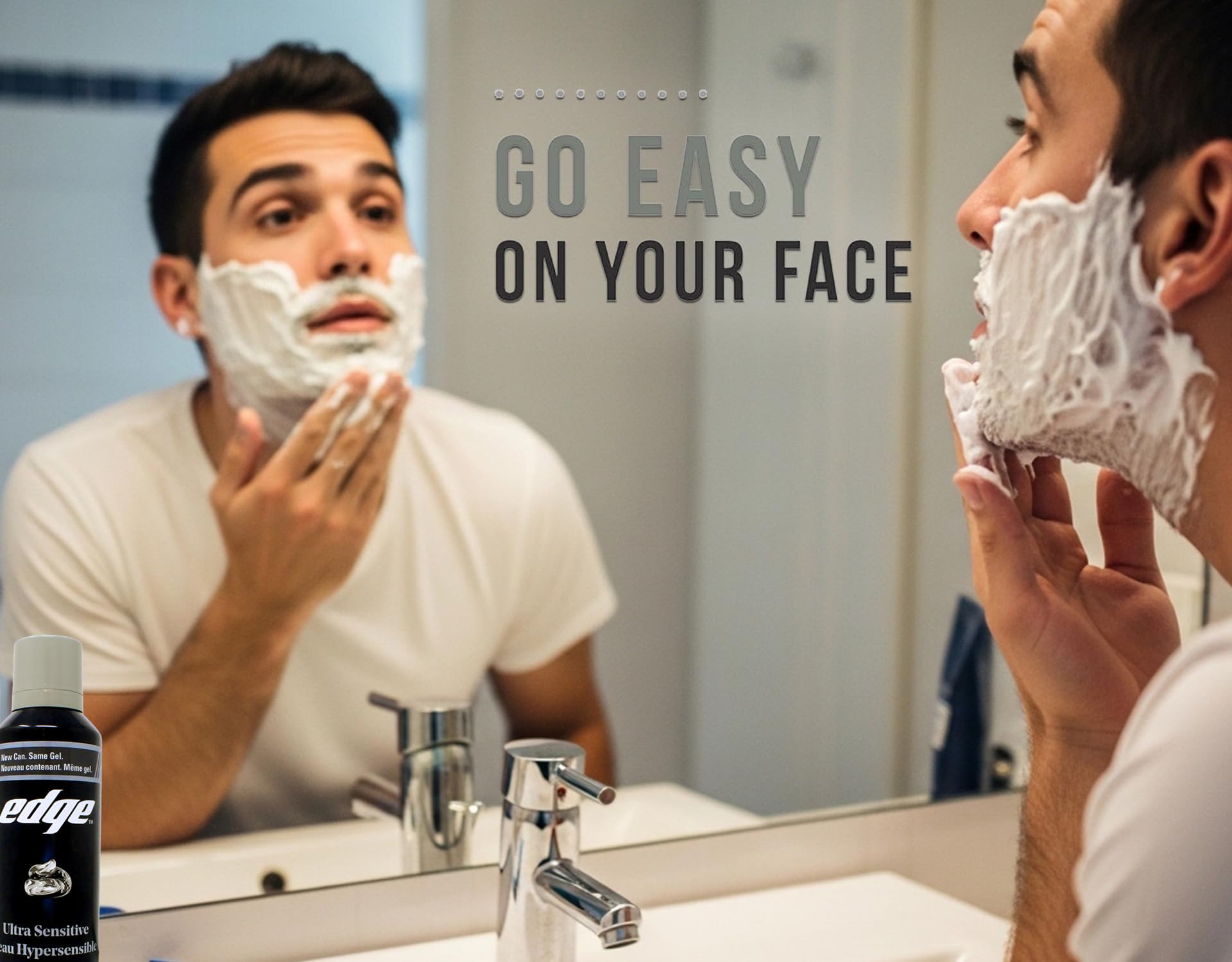 Edge Shave Gel, senza profumo, ultra sensibile 7 oz (confezione da 4)