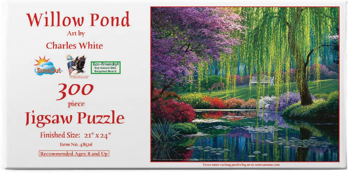 Willow Pond 300 Piece Jigsaw Puzzle by SunsOut