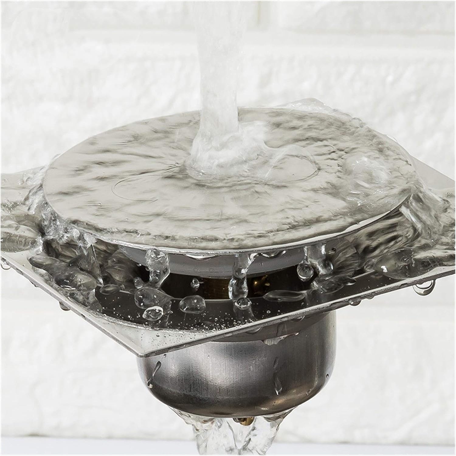 Tapón for lavabo Drenaje Desagüe de piso Desagüe de piso de ducha de acero inoxidable Drenaje rápido for baño Inserto de azulejo Desagües cuadrados Colector de cabello Desagües de ducha Tapón de resid