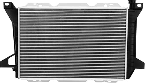 Miniatura 33 de DNA Motoring OEM-RA-1452 Radiador de núcleo de aluminio de 1 fila estilo OE compatible con 85-96 F150 / F250 / F350 MT/AT, 27-1/2 pulgadas de ancho