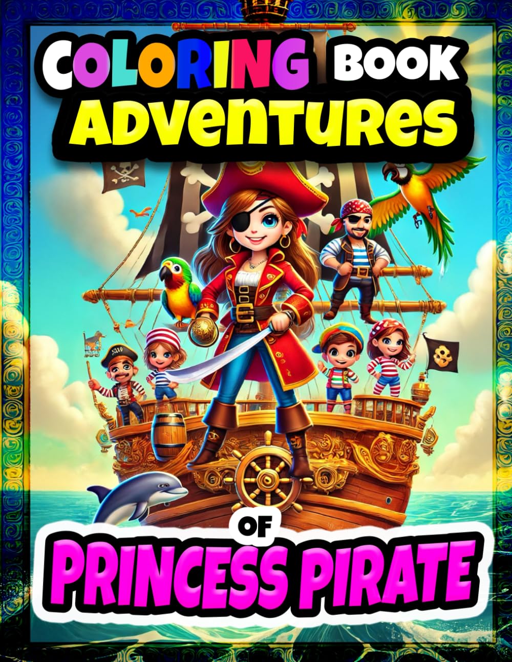 The Adventures of Princess Pirate: A Coloring Book
