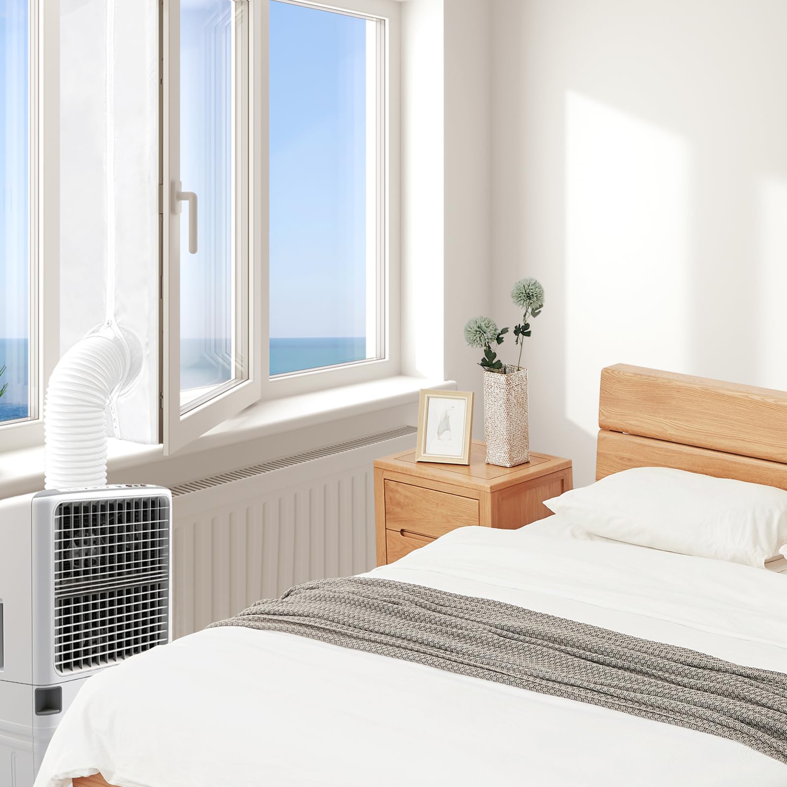 Joint de fenêtre pour climatiseur Mobile, arrêt air Chaud 4m | Sécheur d'air comprimé, convient pour fenêtres à battants, lucarnes, arrêt air chaud 4m