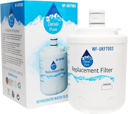 Paquete de 2 filtros de agua de repuesto UKF7003 para refrigeradores Maytag, Jenn-Air, Dacor, compatible con Maytag UKF7003, Jenn-Air JCD2389GES,