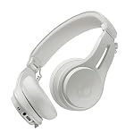 Skullcandy Icon ANC On-Ear Wireless Bluetooth Headphones – Active Noise Cancelling, 97.5dB 60Hr Battery + Rapid Charge, Mic, Stay-Aware Mode, iOS & Android – Bone