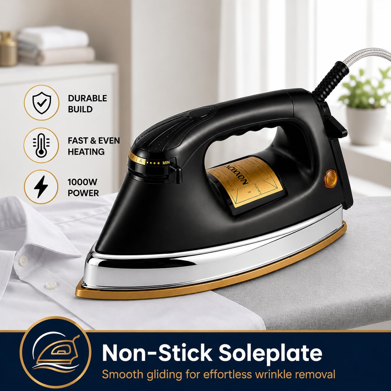 Crixon 1.5KG Iron - Wrinkle-Free Clothes! -7 Crixon 1.5KG Iron - Wrinkle-Free Clothes! -7