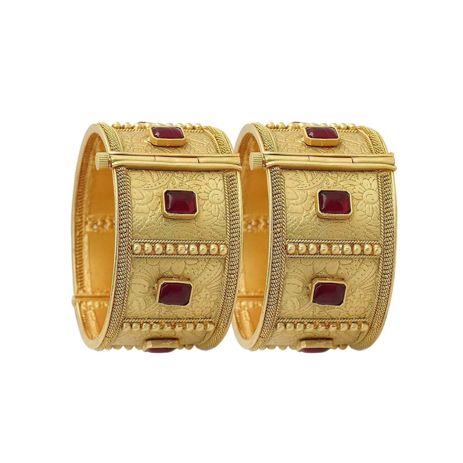 See full amazon price history chart for Panini jewels Panini Set of 2 Gold Bangles for Women One Gram Traditional Gold Plated Bangle set For Women and Girls (2.8) Panini jewels Panini Set of 2 Gold Bangles for Women One Gram Traditional Gold Plated Bangle set For Women and Girls (2.8) (B0CKQSBP1T) Amazon Price History, Amazon Price Tracker