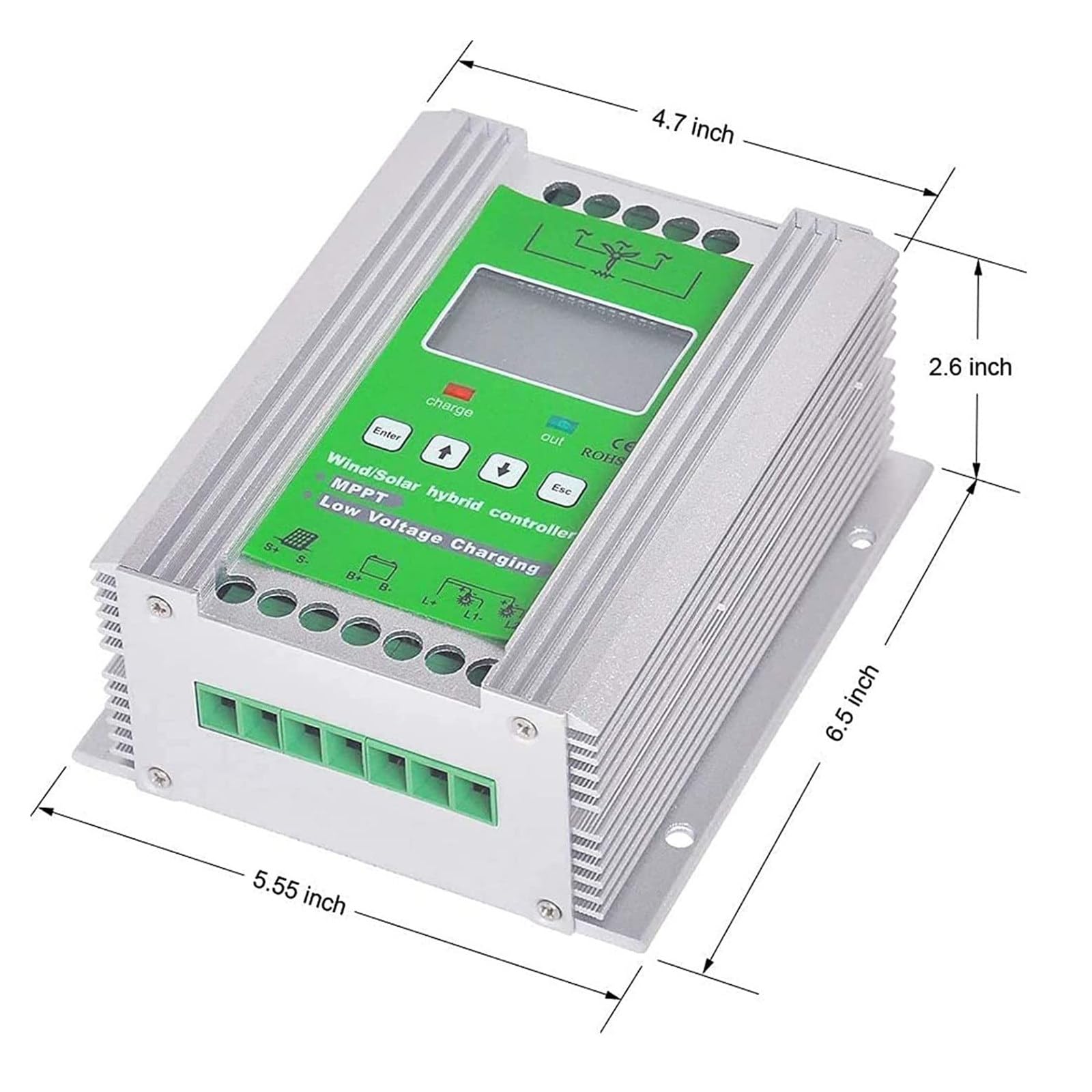 Genway 3000W Wind-Solar-Hybrid-Laderegler – 12V/2 Produktbild-Vorschau 4