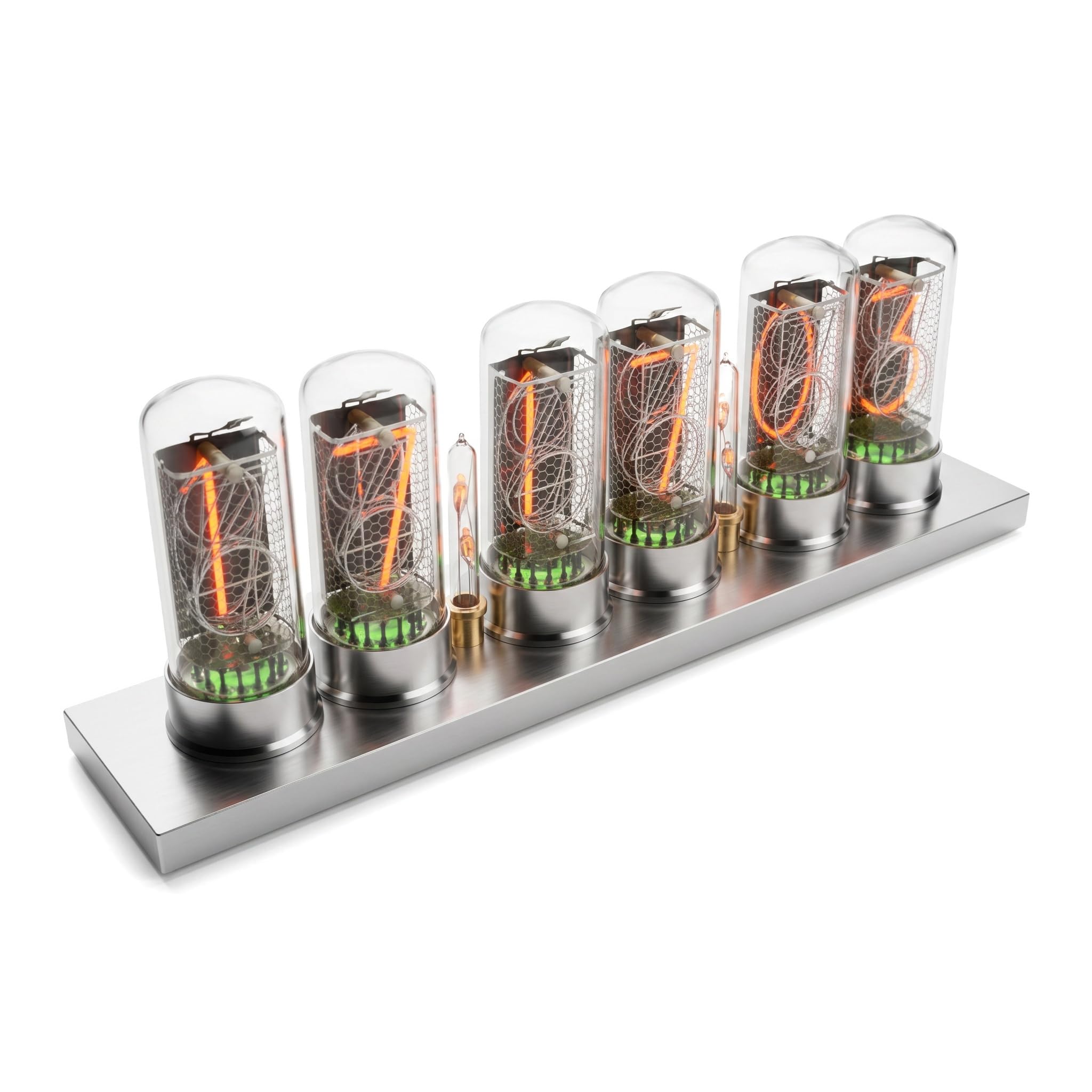 Amazon.co.jp: In-18 ニキシー管時計、デスクトップ LED デジタル時計