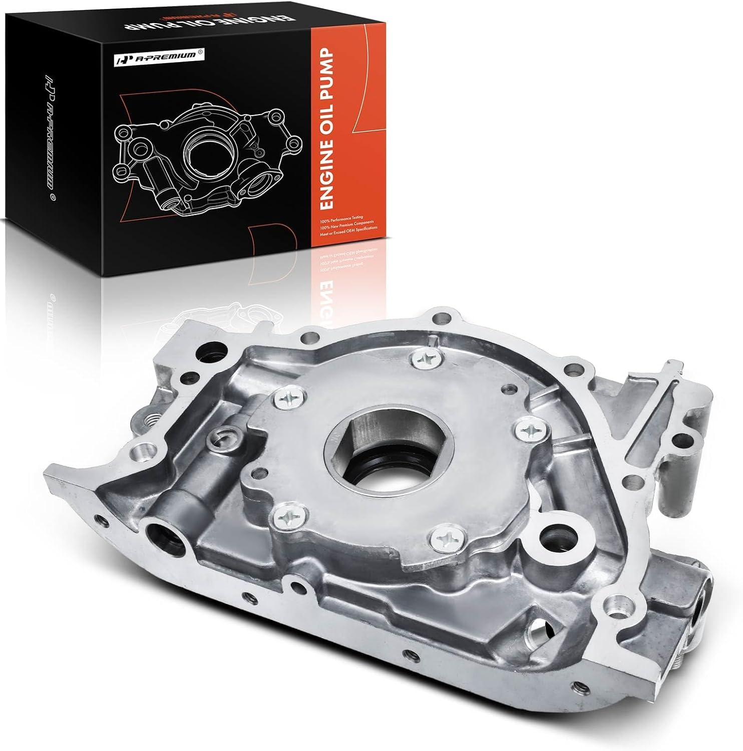 A-Premium Standard Volume Oil Pump with Gasket Compatible with Chevrolet Tracker 1989-1991 & GMC Tracker 1989-1991 & Suzuki Esteem 1995-1997, Sidekick 1989-1997 & Geo Tracker, 1.6L