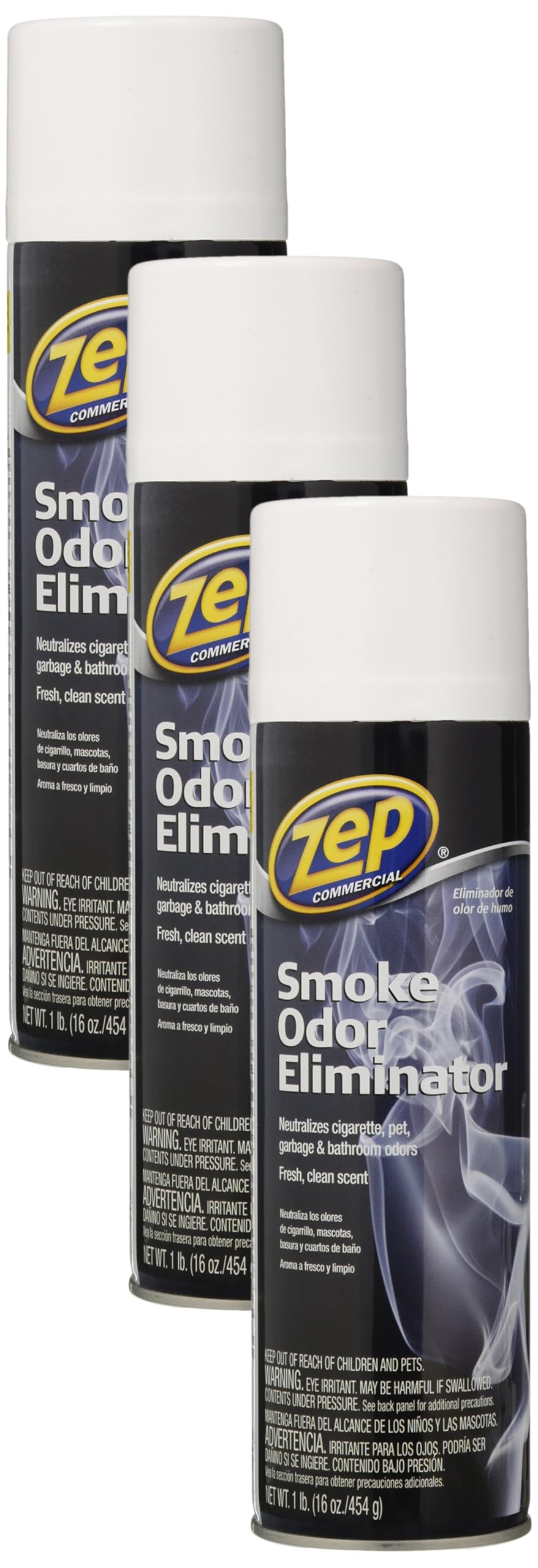 Zep Commercial Smoke Odor Eliminator 16 Ounce - 6-Pack
