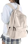 Sac à dos léger pour les femmes Casual Backpack School Bookbag Sac de jour imperméable pour les hommes