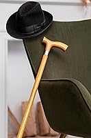 Vista 7 de Dr. Watson - Bastón de madera hecho a mano, bastón con mango Fritz