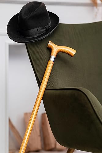 Miniatura 7 de Dr. Watson - Bastón de madera hecho a mano, bastón con mango Fritz