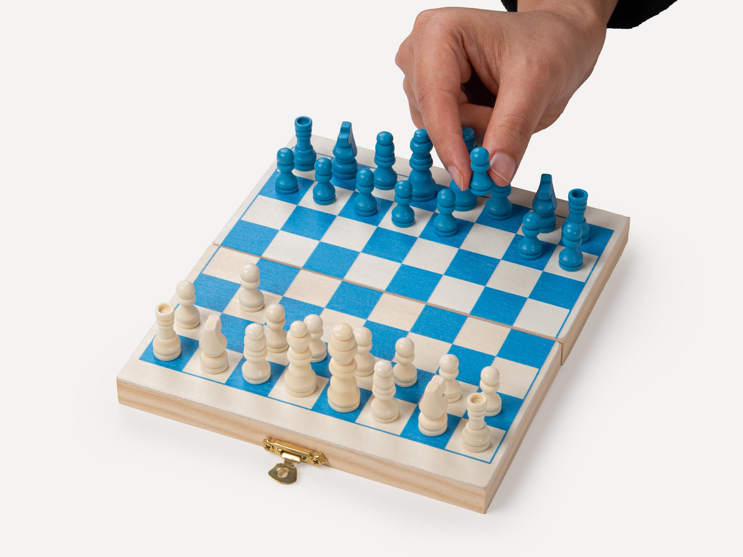 Recent Toys On-The-Go Chess Travel Board Set Game -Travel Chess Set including Folding/Portable Storage Board-Traditional Strategy Game for Kids/Children/Adults - Image 2