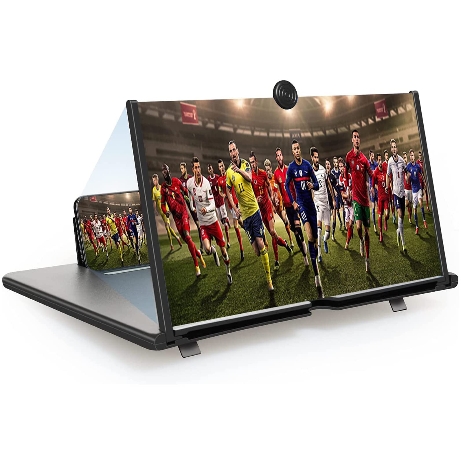Lupa de pantalla para teléfono móvil amplificador de pantalla HD extraíble para vídeos y películas