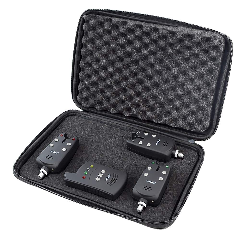 Hirisi Tackle Wireless Fishing Alarm Set 1+5.1 cm Schutzhülle für Karpfenangeln B1236