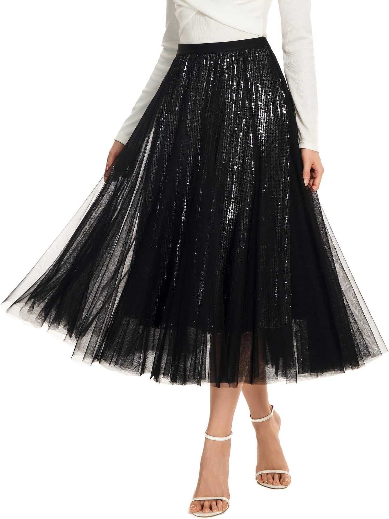 Black and gold maxi skirt Outlet
