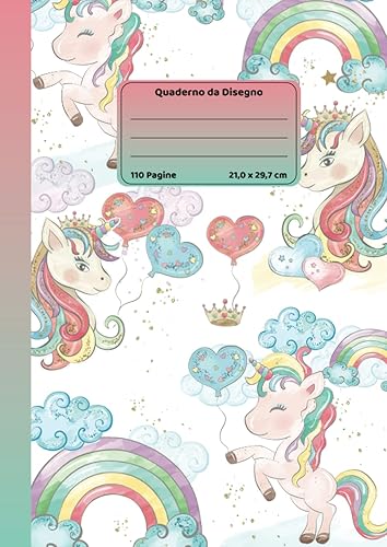 Quaderno Fogli Bianchi: quaderno senza righe e quadretti per disegnare, scrivere e dipingere ⎜formato A4 - 110 pagine ⎜forest