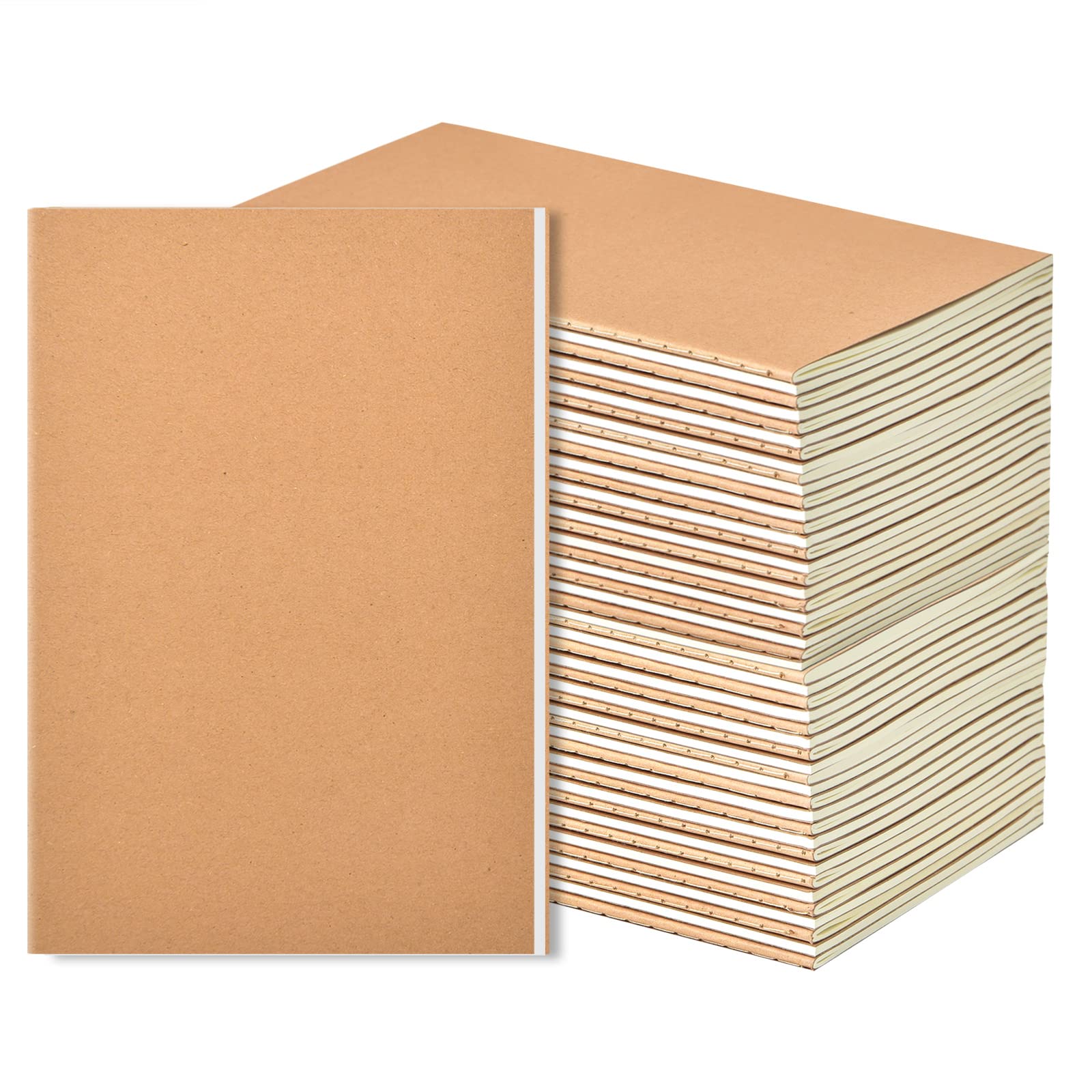 Coopay Cuaderno diario de viaje a granel, cuaderno planificador para viajeros, estudiantes, oficina (A5, 48 piezas)