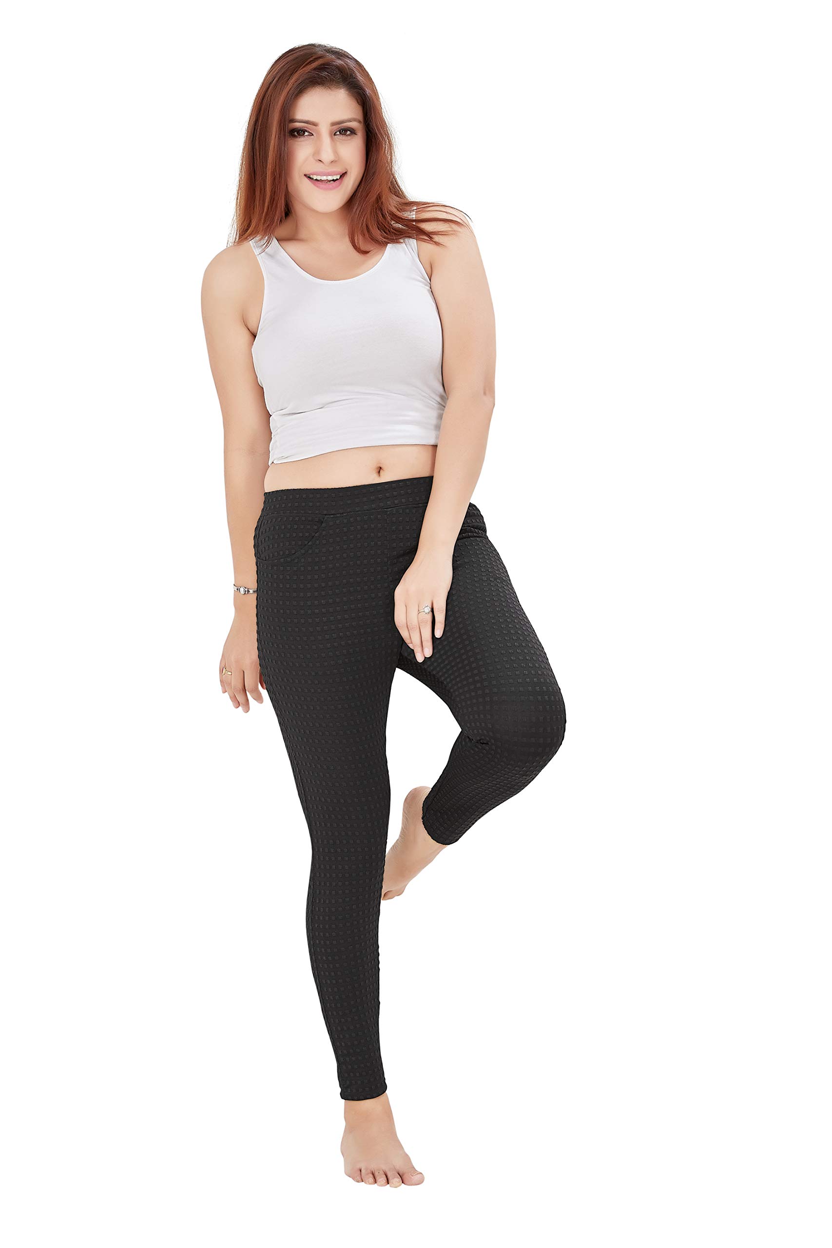 PROVAWomen Black Revamp Your Wardrobe for This Season as You wear These Pants from It is Extremely Stylish and Will Upgrade Your Fashion Quotient in an Instant.