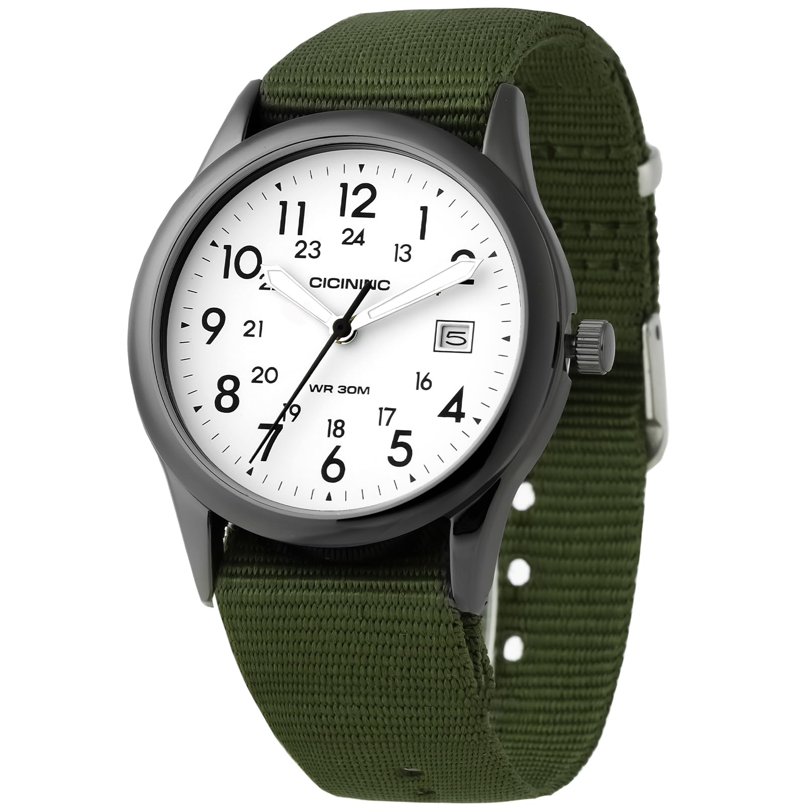 Expedition Scout Wrist Watch for Men Women 38mm Rugged Outdoor Military Analog Watches, Everyday Quartz Wristwatch for All