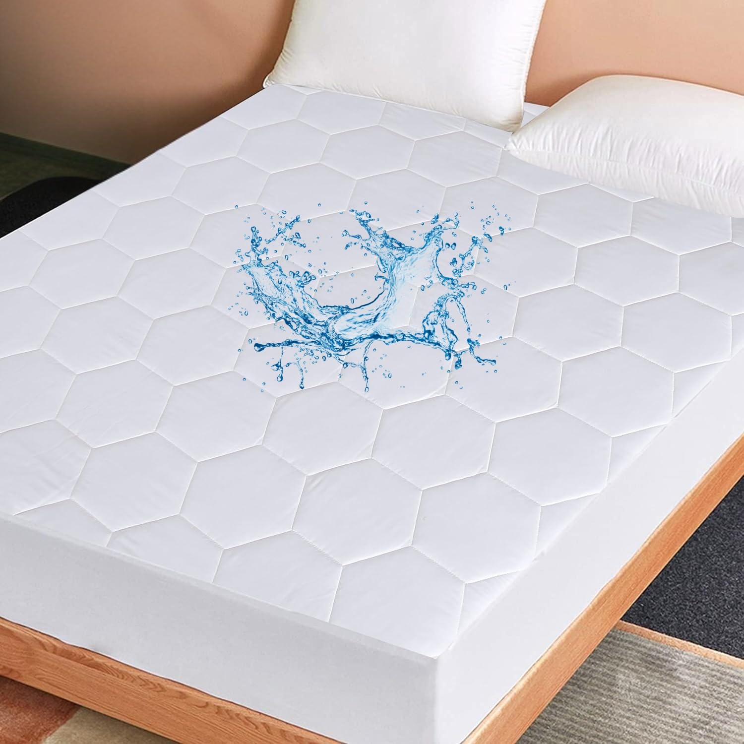 4AS Quilted Waterproof Mattress Protector