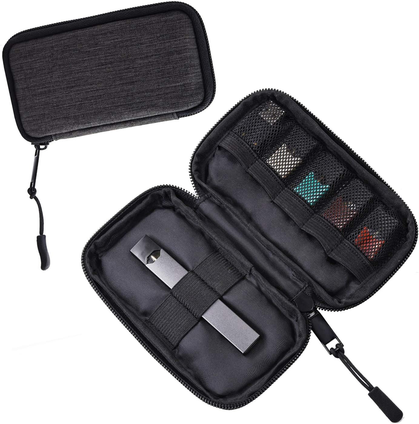 Carrying Case Wallet Compatible with The JUUL,SWEE Outdoor Carry Bag Traveling Bag with Net Bag (Device not Included)