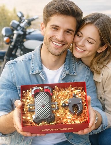 Miniatura 8 de JOYROOM Soporte para Teléfono de Motocicleta, [Bloqueo Automático de 1s] [Anti-Sacudida Militar de 100mph] Soporte para Teléfono de Bicicleta