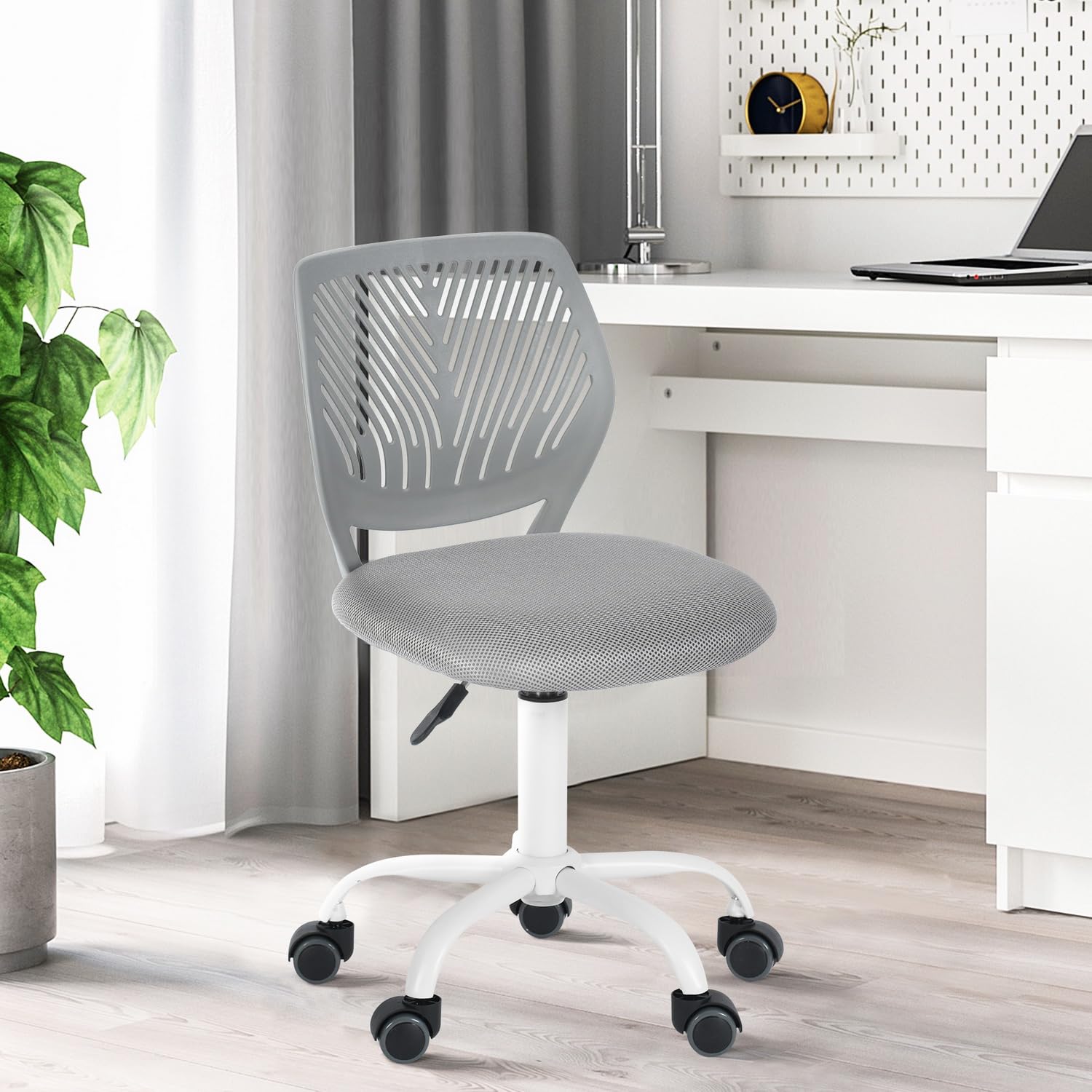 Sedia Scrivania Design FurnitureR Sedia Per Bambini Regolabile In Altezza, Colorata Ergonomica Con Schienale E Braccioli Sedia Per Bambini A 5 Ruote Per Bambini Dai 3 Ai 10 Anni Carico Massimo 100