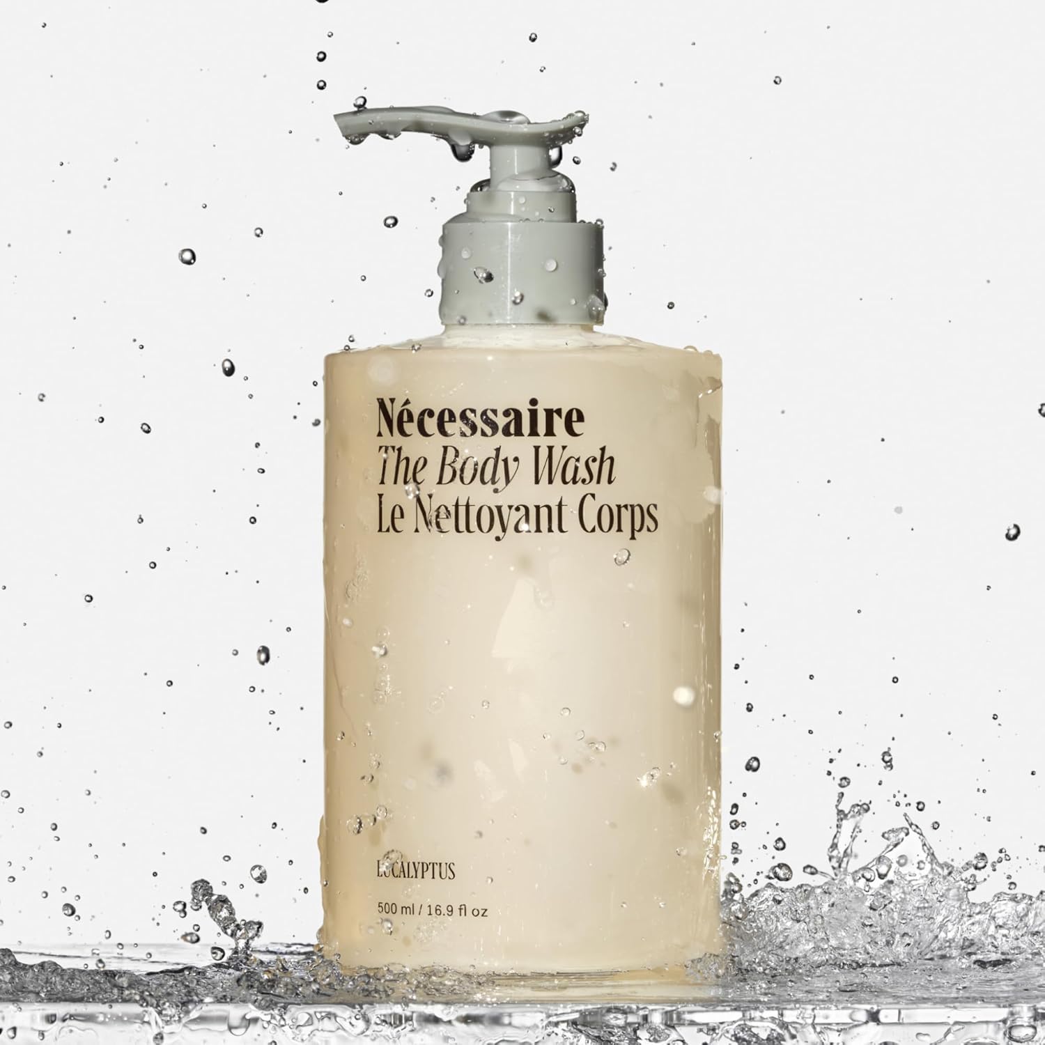 Nécessaire The Body Wash Eucalyptus — Multi-Oil Shower Gel Body Wash for Women + Men. Non-Comedogenic + Hypoallergenic for Sensitive Skin with Niacinamide. 500ml/16.9 fl oz - Image 3