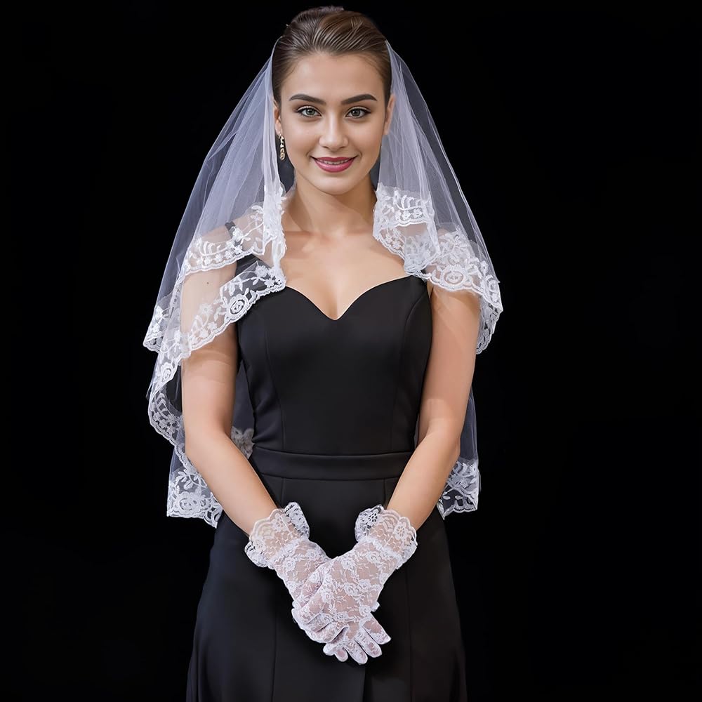 WHITE VEIL セット SAFI | KIRI EMBROIDERY | WHITE