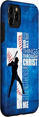 Miniatura 3 de iPhone 11 Pro Max Regalos Jugadores de Béisbol Adolescentes Niños Caso Cristiano Teléfono