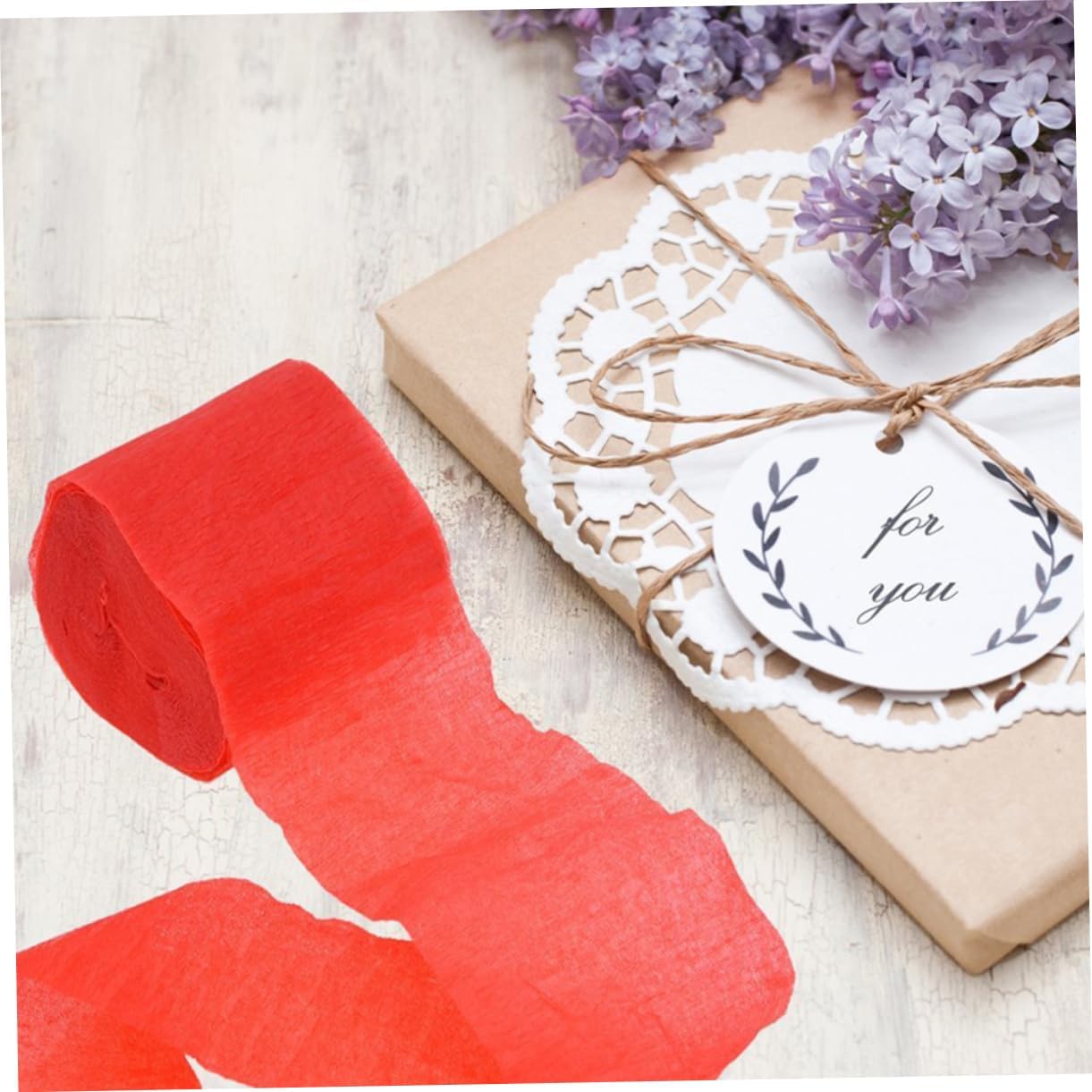 Crepe Paper Streamer Rolls Pack 25m Per Roll for Festivals Concerts