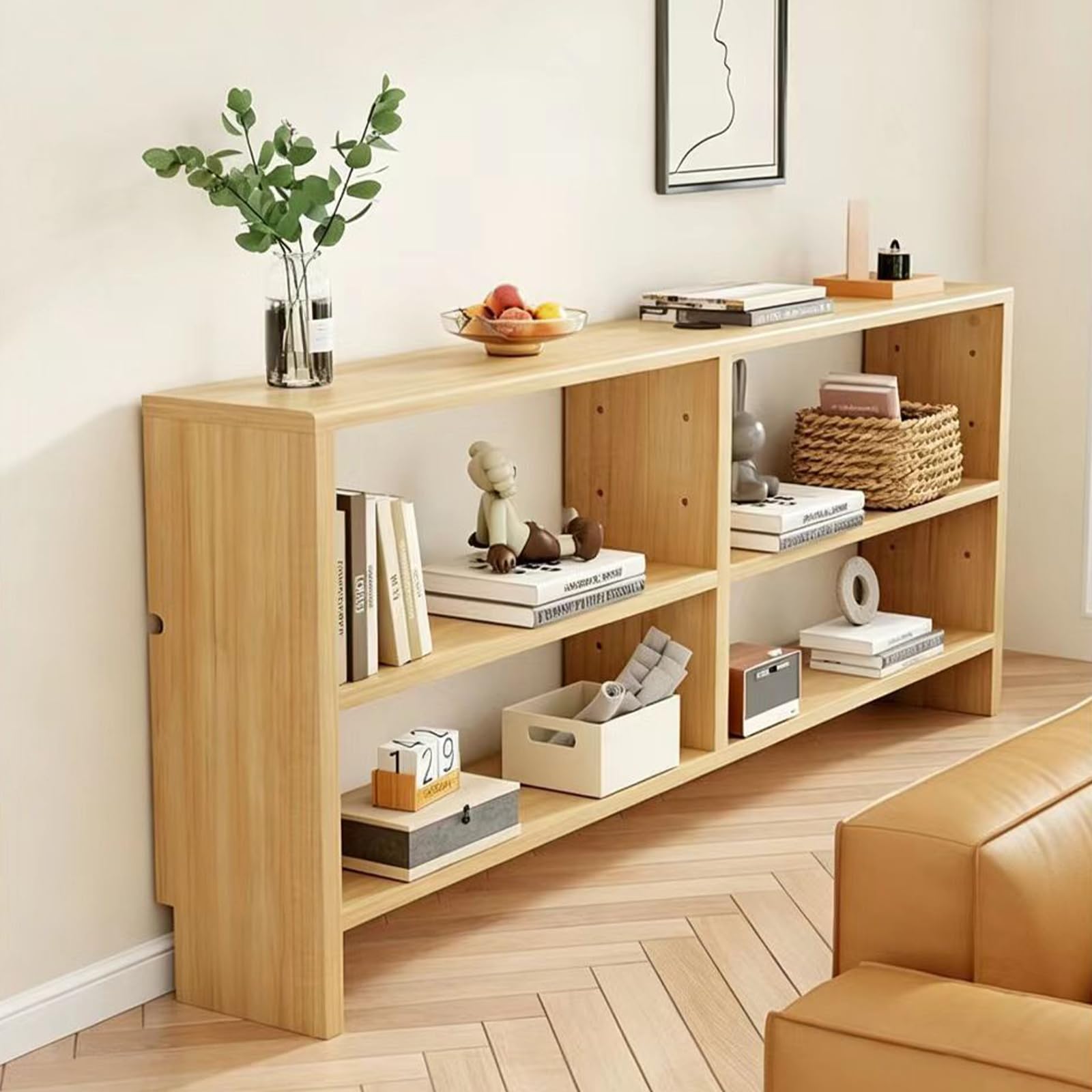 Mesa consola de 150cm estrecha para pasillos pequeños y recibidores modernos