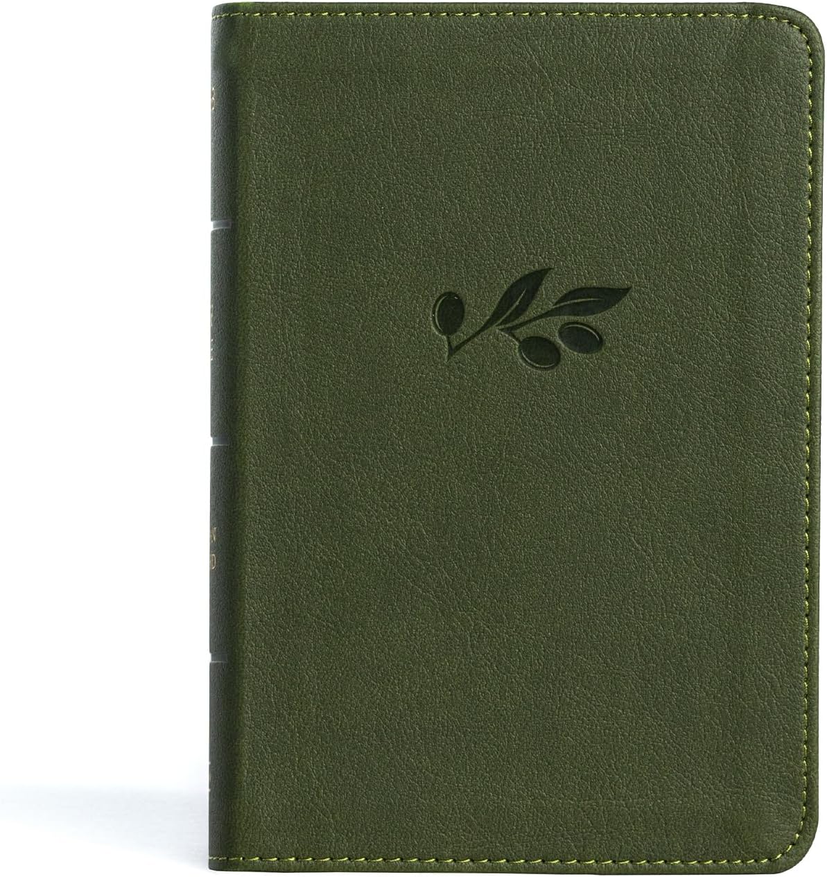 NASB Large Print Compact Reference Bible, Olive Leathertouch