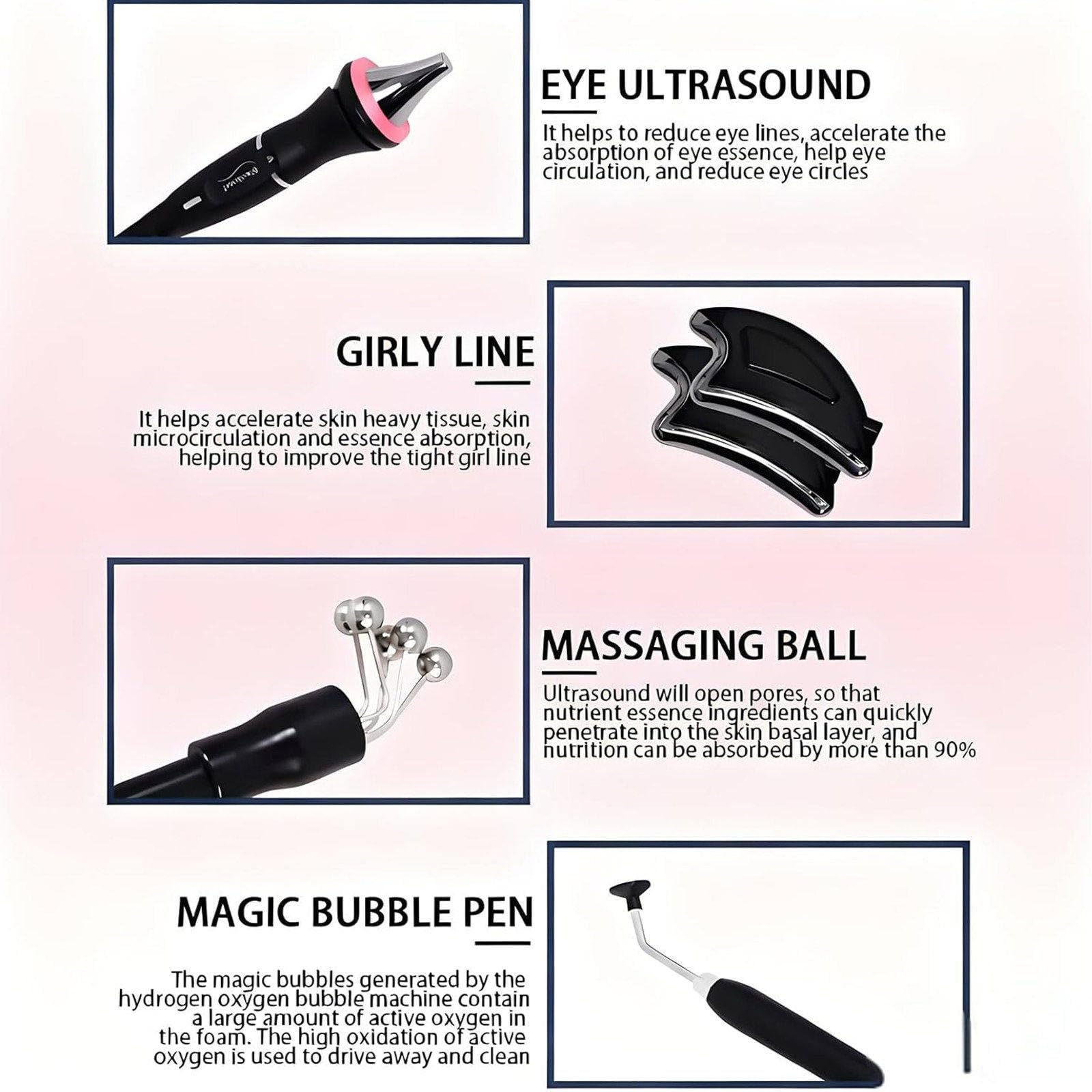 10 in 1 Macchina per La Bellezza Dell'ossigeno E Dell'idrogeno Macchina