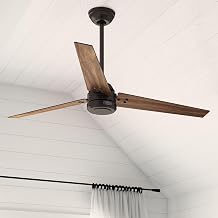 Hunter 60" Cassius ENERGY STAR Outdoor Ceiling Fan, Wall Control, Bronze | 64% more efficient than conventional models, with 4-speed Eco Whisper DC motor for great rooms or covered patios.