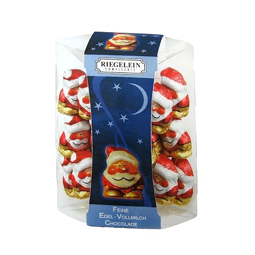 Riegelein Caja de regalo de chocolate Santa Minis 3.53 oz