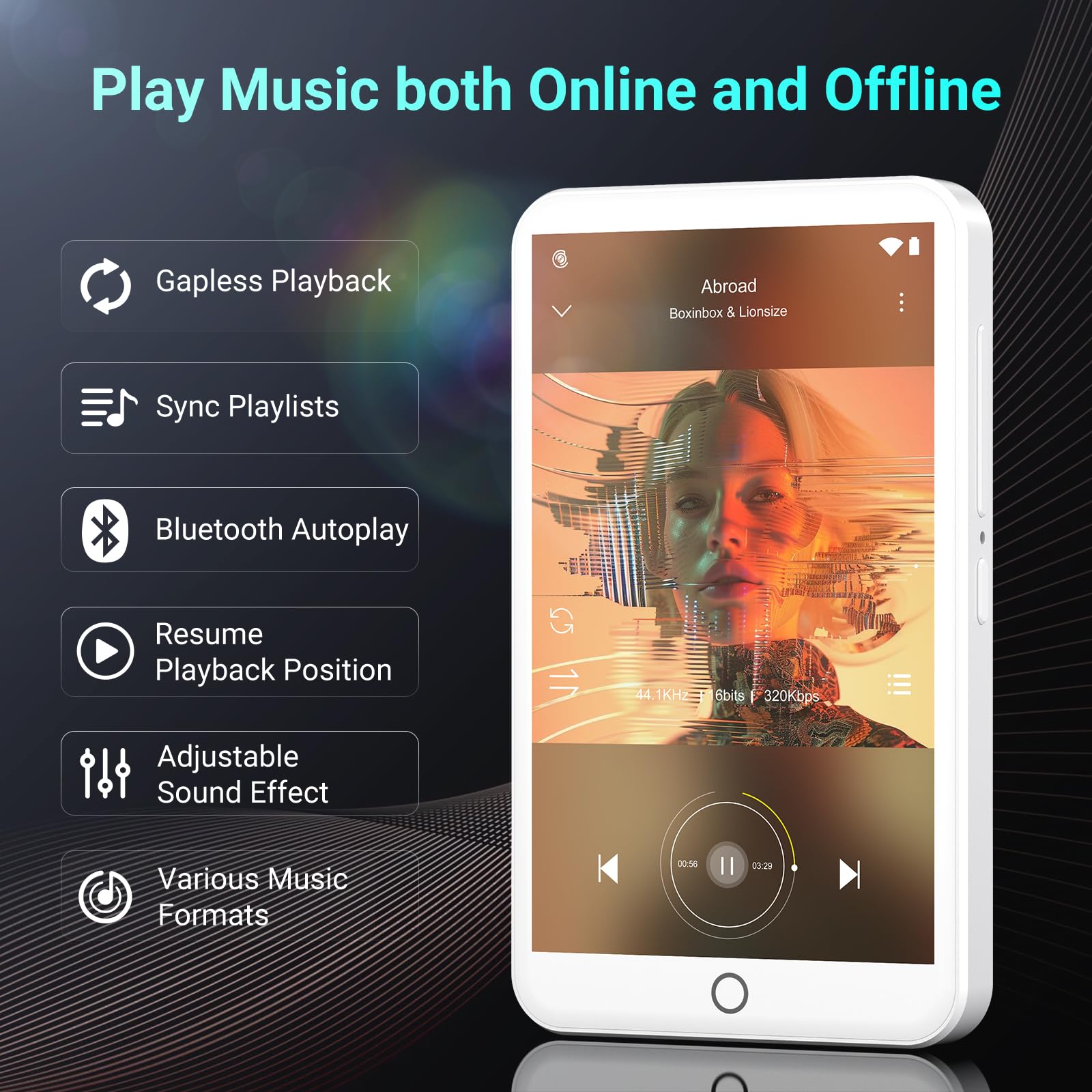 【未使用未開封】Fanvace 96GB Android 13 MP3プレーヤー Amazon.com: Fanvace 96GB MP3 Player with Bluetooth and WiFi