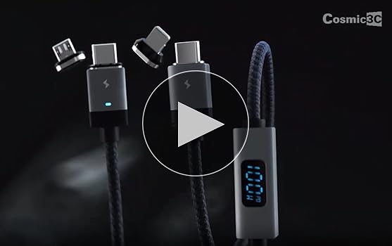 ⭐ピカピカ光る充電器⭐ 楽天市場】USB-A/C両用6in1マグネット磁気充電ケーブル 60W/3A