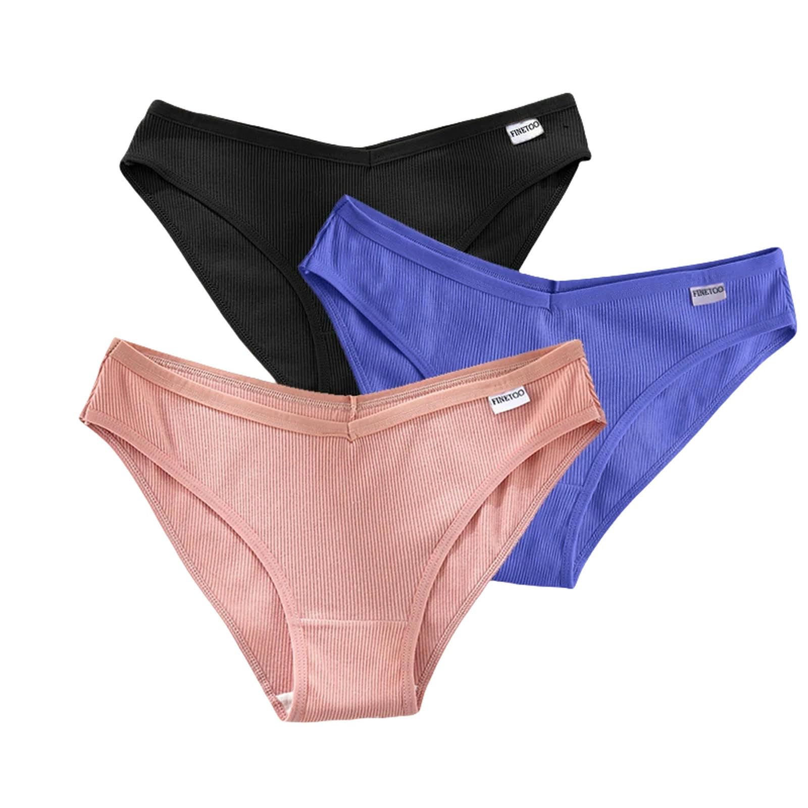 Mutande Donna Cotone Mutandine di Cotone Femminile V Vita Biancheria Intima Plus Size Briefs Ladies Bassa Riduzione delle Mutandine Comode Mutandine Lingerie-Set 24-l