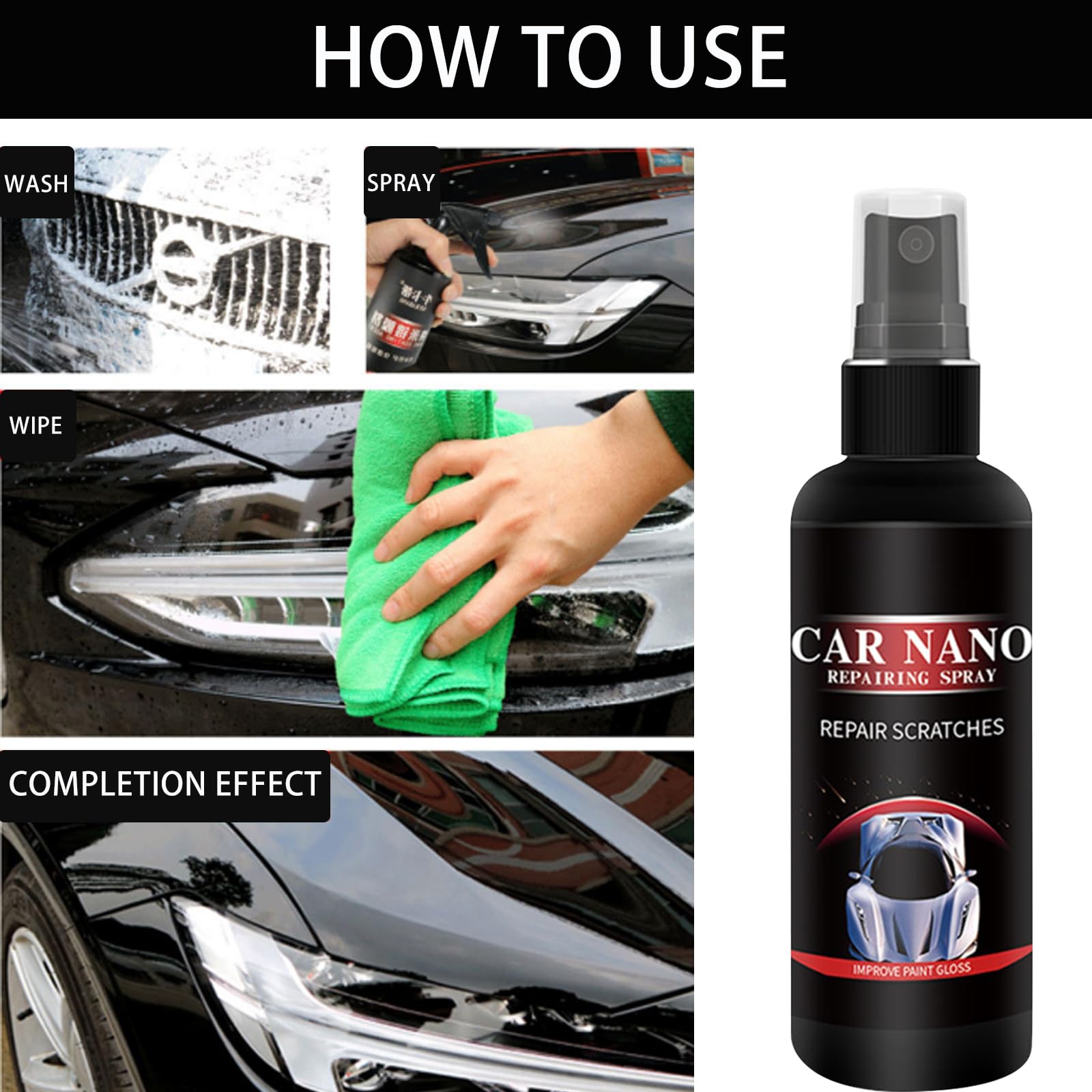Spray per rivestimento auto - Agente di rivestimento ad effetto rapido