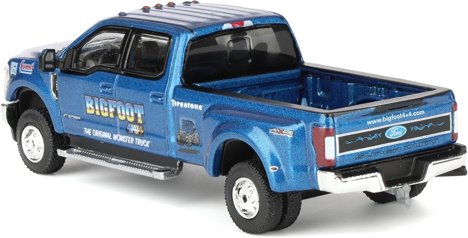 Greenlight 1/64 2019 Ford F-350 Dually Clean Version, Bigfoot #1 The Original Monster Truck 51457-A