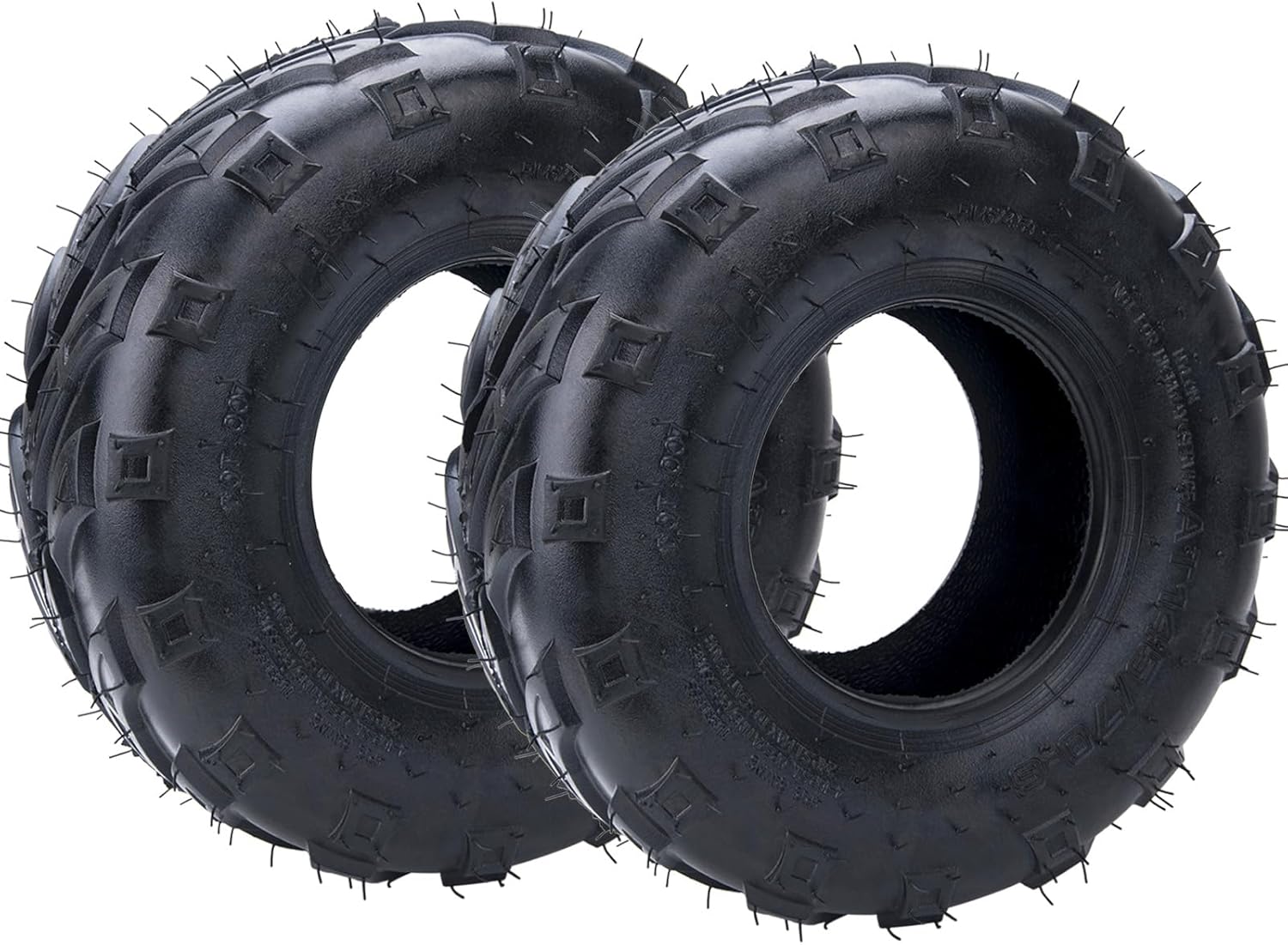 2 Pack 145/70-6 Tires for Go Kart ATV Mini Bike Coleman CC100X CT100u Tire, 145/70-6 Tires